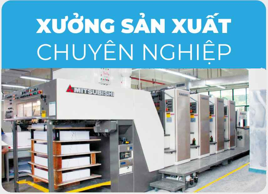 In Tuệ Lâm Linh có xưởng sản xuất chuyên nghiệp