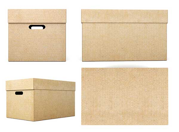 Thùng bìa carton sử dụng trong văn phòng