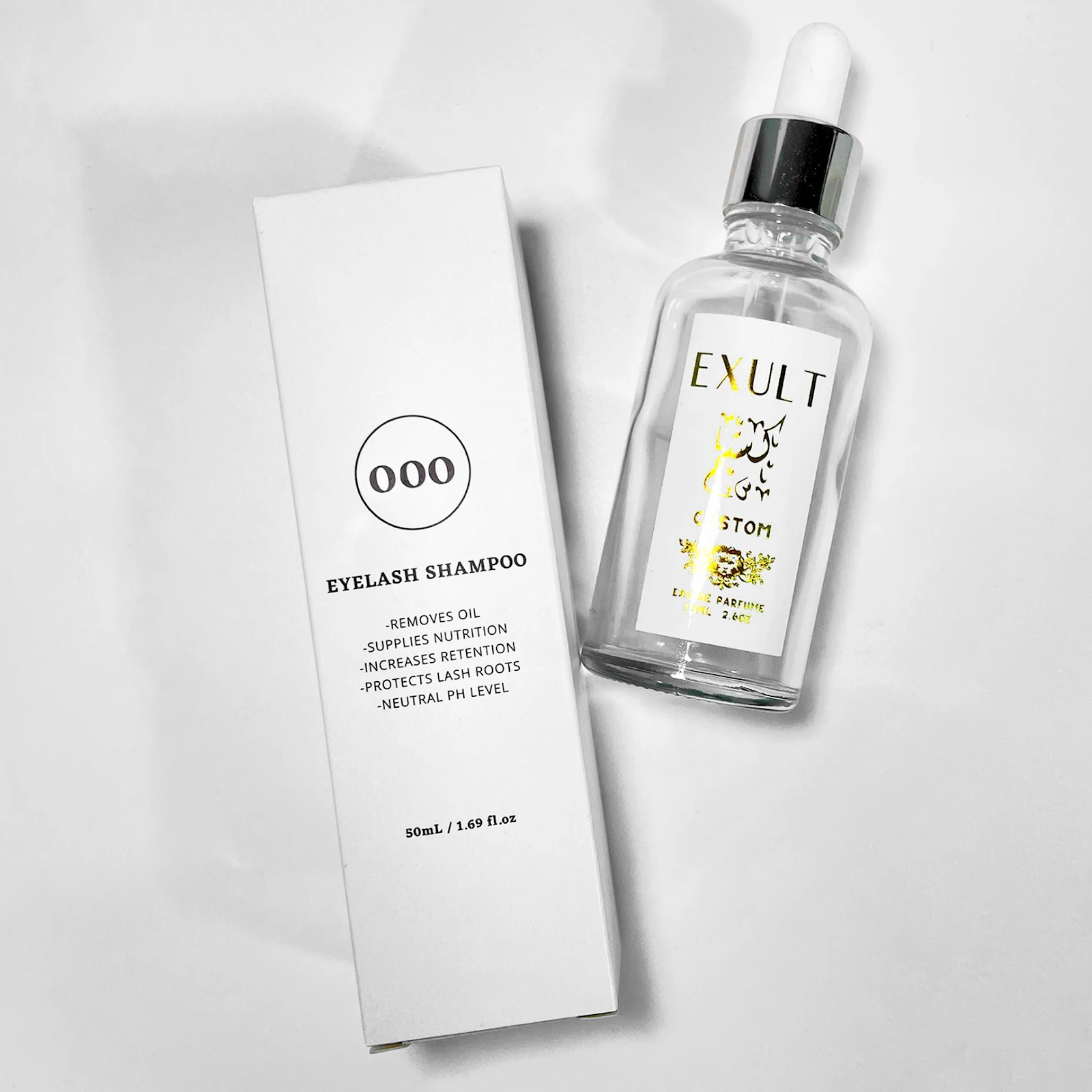 Mẫu hộp giấy đựng nước hoa tone màu sáng
